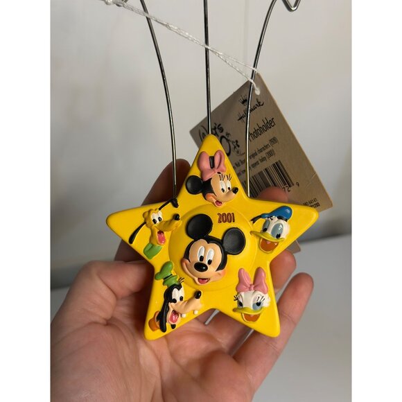 VTG 2001 Hallmark Disney Walt’s 100th Star Photo Holder Mickey Minnie Goofy - Picture 6 of 8